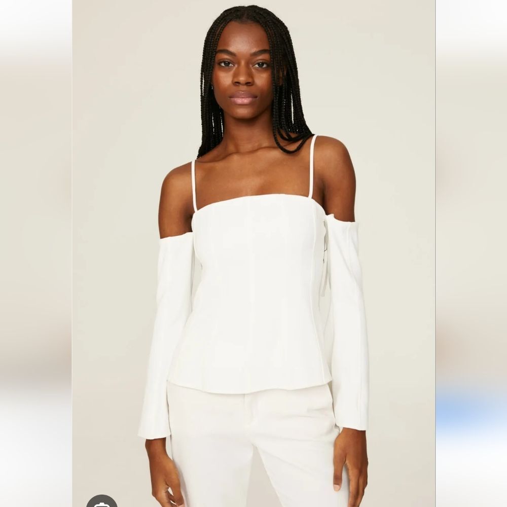 Third Floor White Off The Shoulder Top Size 2